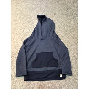 Let Them Be Little Kids Hoodie Blue Pullover Pocket Size 3T